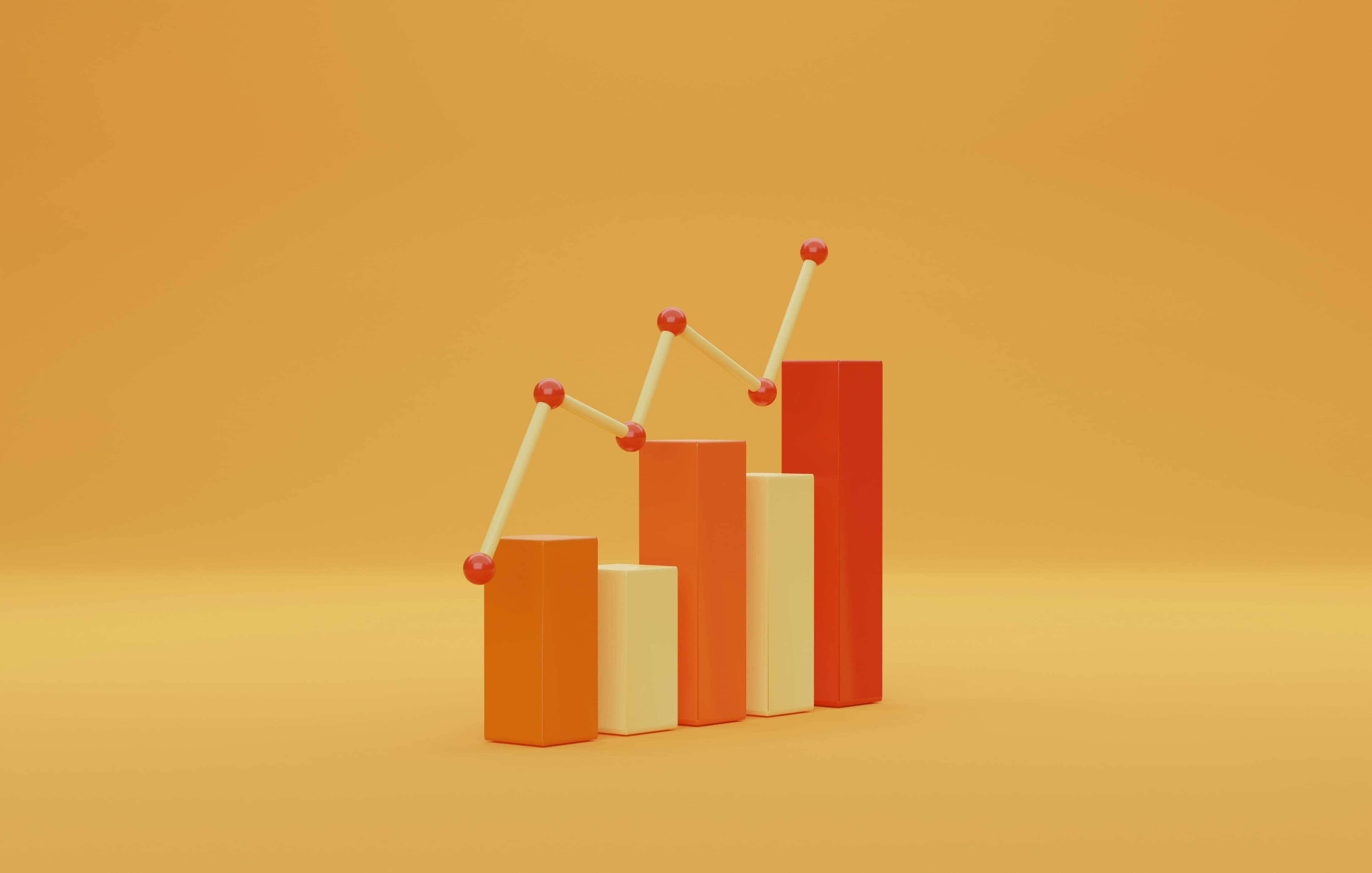 Decorative figure of increased progress